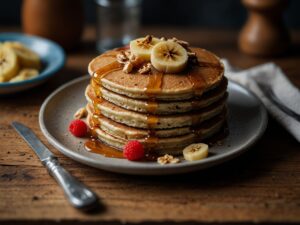 Panqueca de Aveia com Banana: Lanche Saudável e Saboroso