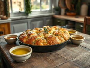 Pão Low Carb de Frigideira com Ervas Aromáticas